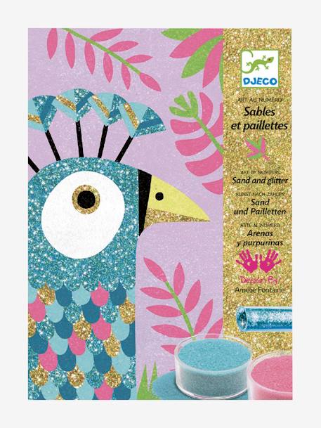 Atelier Sables colorés Eblouissants Oiseaux multicolore 2 - vertbaudet enfant 