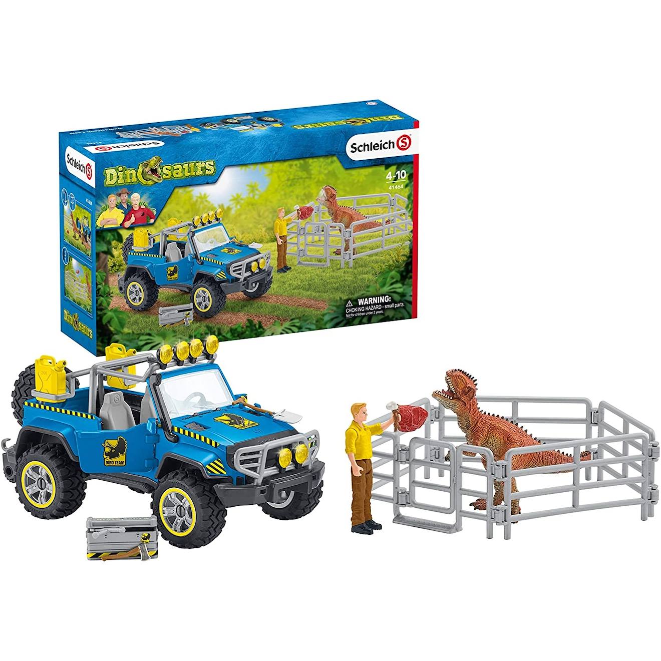 Dinosaurs - Voiture Tout-terrain Avec Avant-poste Dino Multicolore