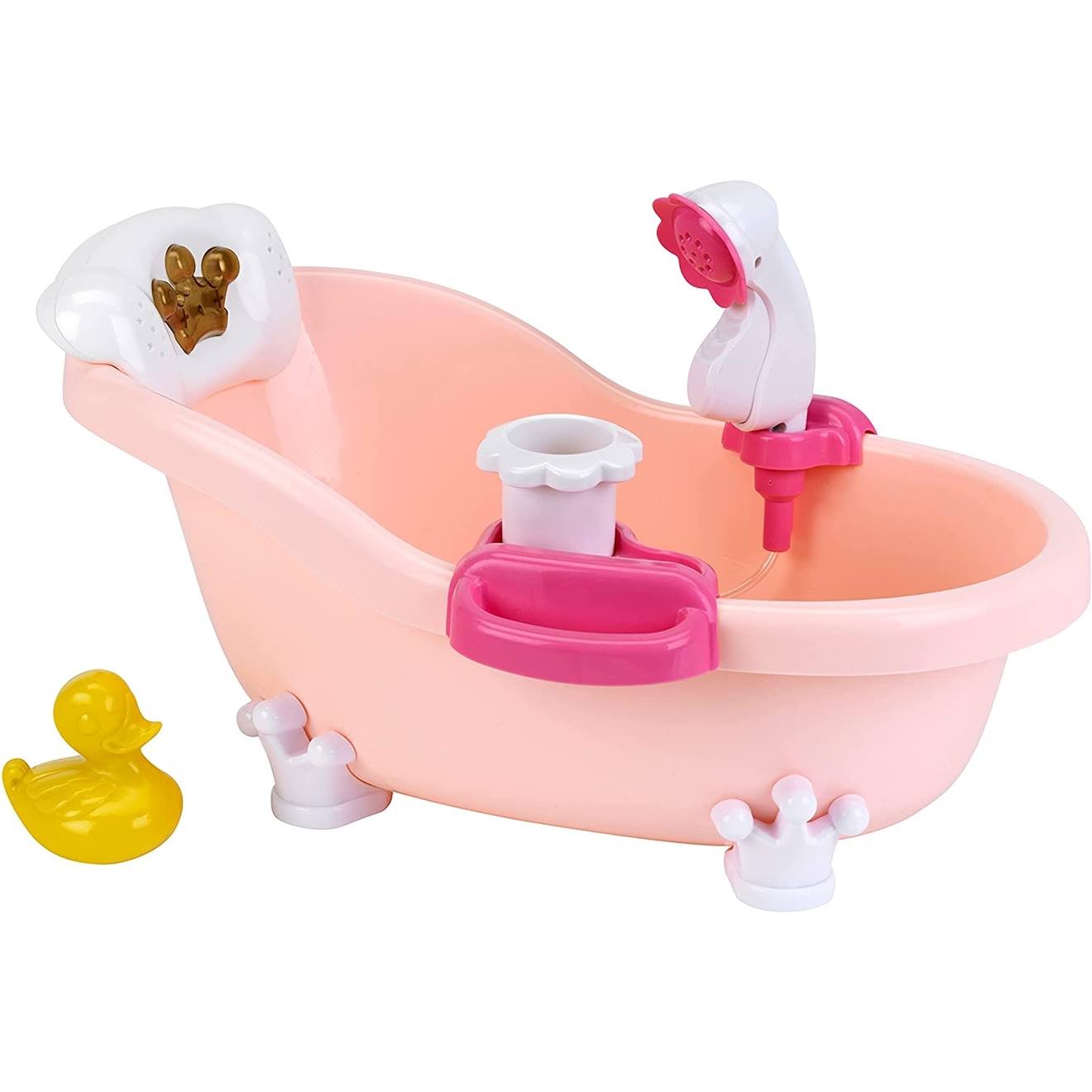 Baby Coralie – Baignoire Avec Fonctions Mousse, Sons Et Lumière Rose