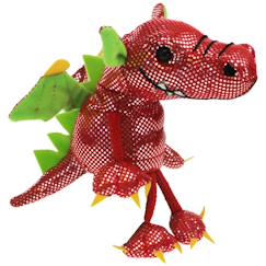 Jouet-Marionnette à doigts - dragon rouge