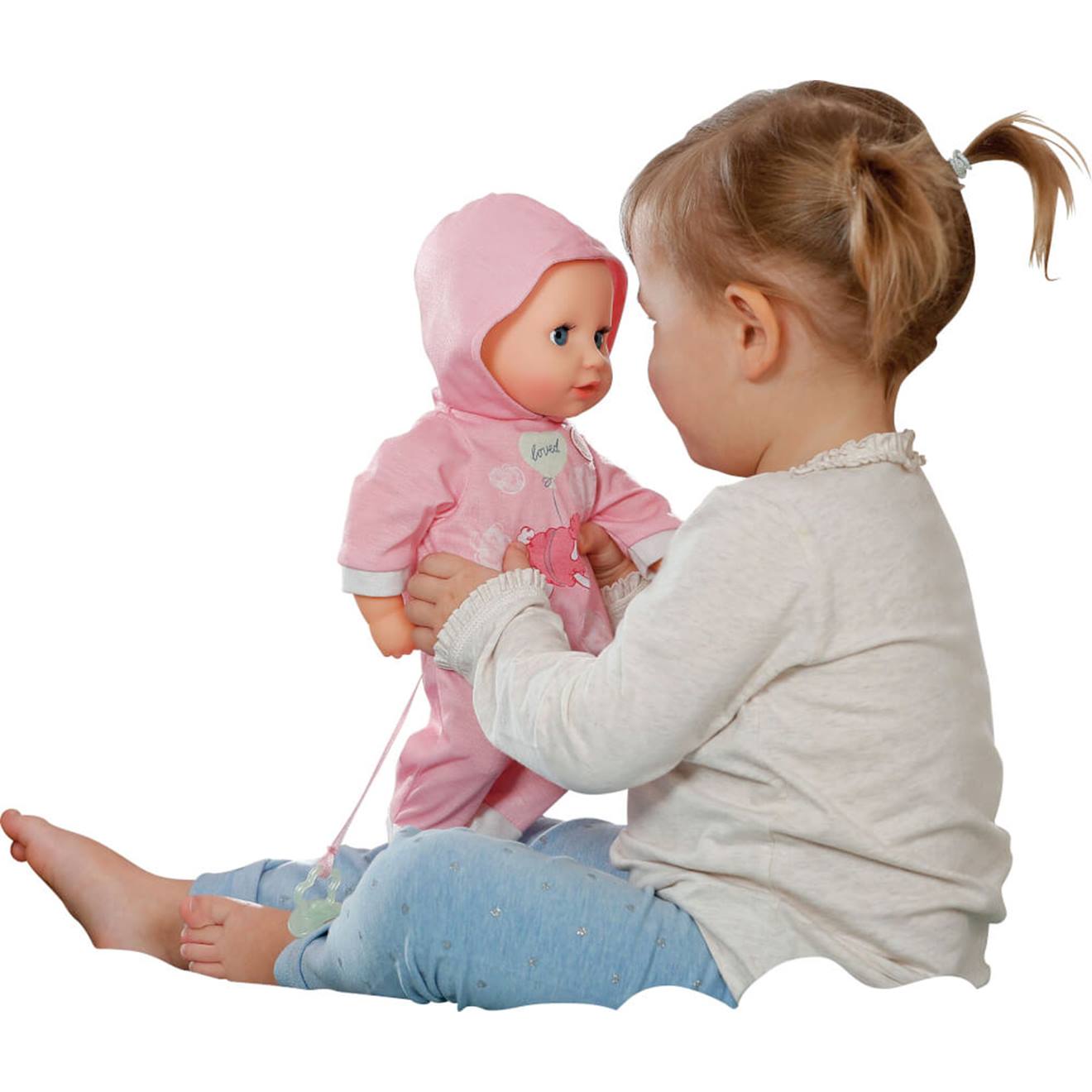 Baby Annabell Ma Première Annabell 30 cm - pour Les Tout-Petits de 1 an et Plus - Favorise l'Empathie et Les Compétences Sociales - Contient Une Poupée et Une Barboteuse