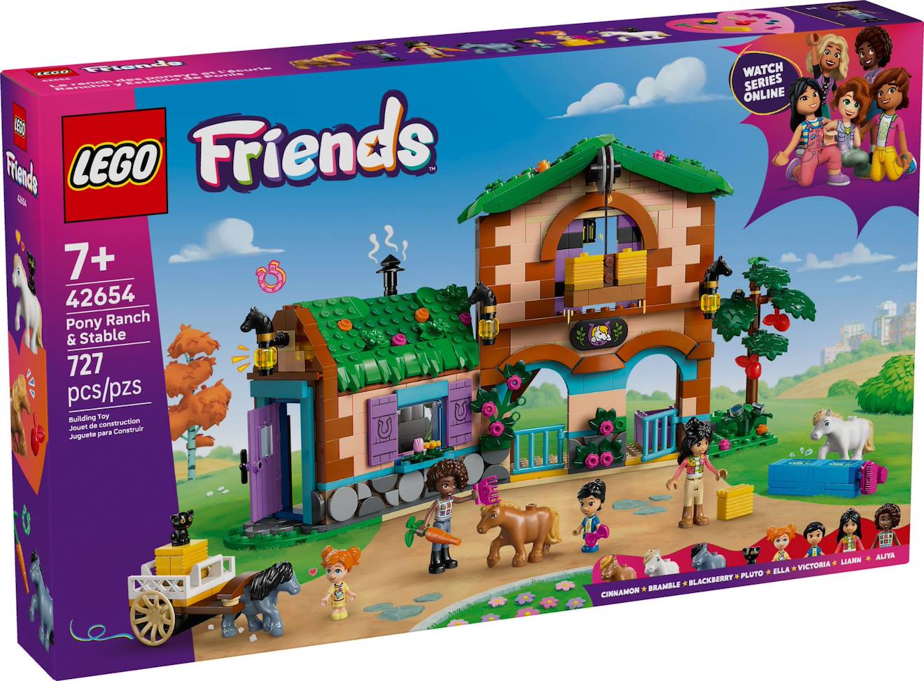 Lego Friends - Le Ranch Et Les Écuries Des Poneys - 42654 Multicolore
