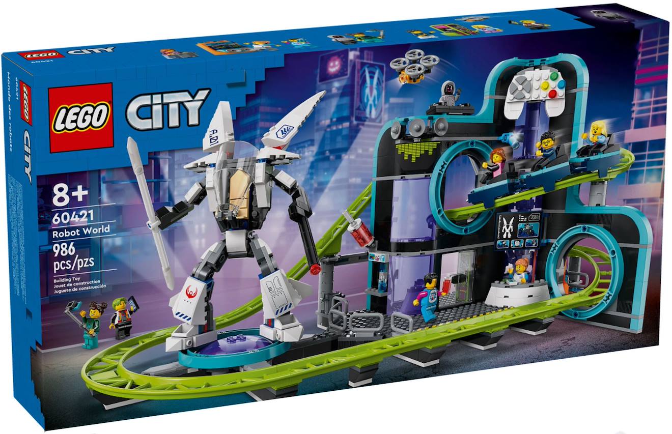 Lego City - Le Parc D'attractions De Robot World - 60421 Multicolore Lego City - Le Parc D'attractions De Robot World - 60421 Multicolore