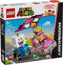 Jouet-Jeux d'imagination-Jeux de construction-Lego super mario - mario kart - wario et roi boo - 72038