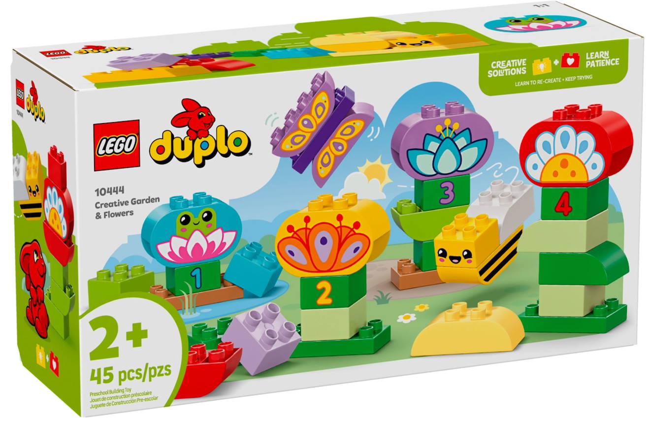 Lego duplo - le jardin créatif et les fleurs - 10444 multicolore