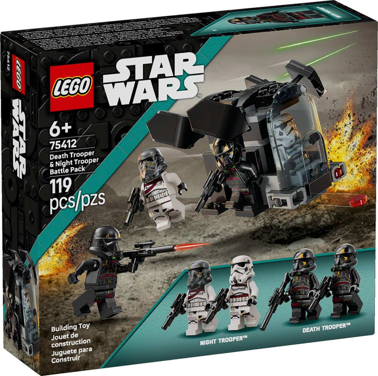 Lego Star Wars - Pack De Combat Death Troopers Contre Night Troopers - 75412 Multicolore