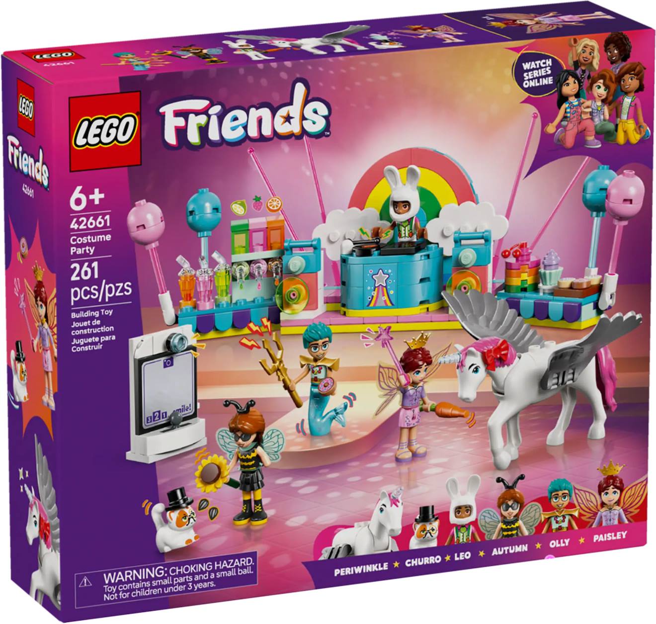 Lego Friends - Soirée Déguisée Avec Une Licorne Et Une Fée - 42661 Multicolore