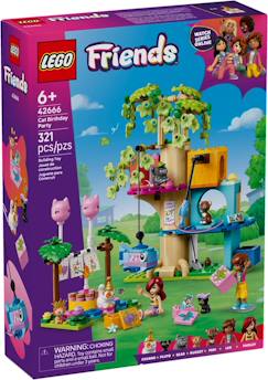Jouet-Jeux d'imagination-Jeux de construction-Lego friends - la fête d'anniversaire et l'arbre à chats - 42666