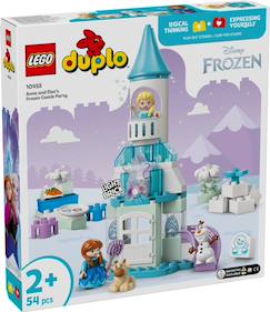 Jouet-Lego Duplo - La fête d'Anna et Elsa au château de glace - 10455