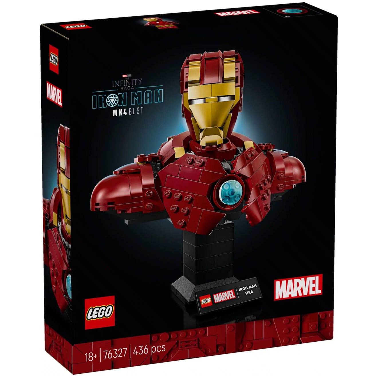 Lego Marvel - Buste D'iron Man Mk4 - 76327 Multicolore