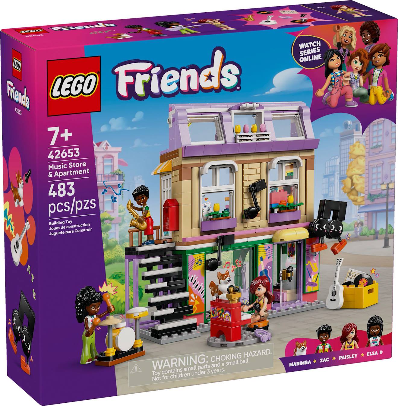 Lego Friends - Le Magasin De Musique Et L'appartement - 42653 Multicolore