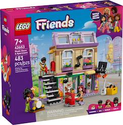-Lego friends - le magasin de musique et l'appartement - 42653