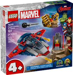 Jouet-Jeux d'imagination-Jeux de construction-Lego marvel - captain america contre thanos - 76319