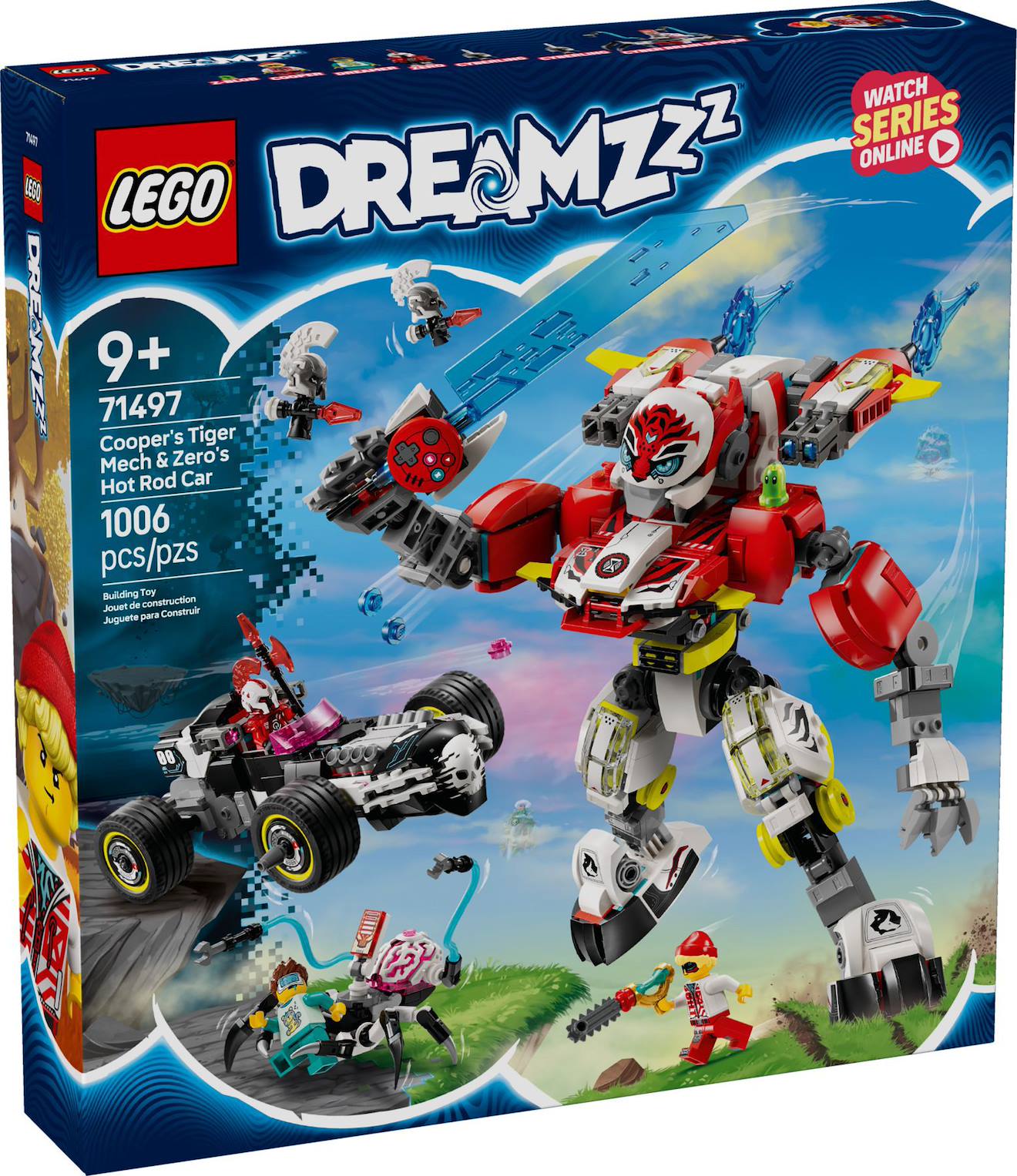 Lego Dreamzzz - Robot-tigre De Cooper Et Bolide De Zero - 71497 Multicolore