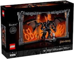 Jouet-Jeux d'imagination-Jeux de construction-Lego icons - le seigneur des anneaux : book nook du balrog - 10367