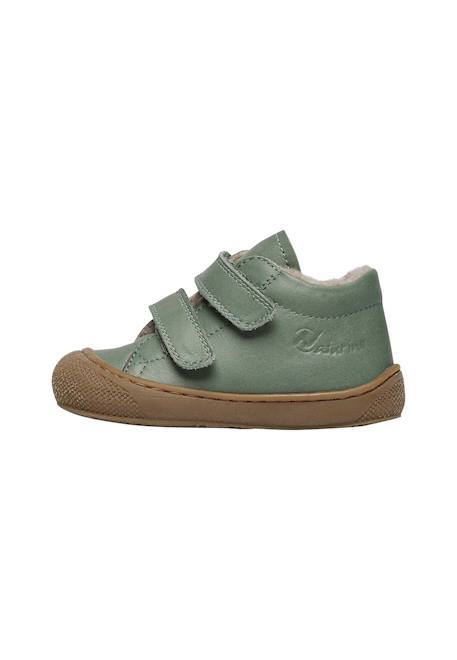Chaussures premiers pas en cuir doublés en laine cocoon vl Anthracite-+Bleu foncé-+Cognac-+Gris tourterelle-+Marron foncé-+Rose antique-+Rouge foncé-+Sage- 38 - vertbaudet enfant 