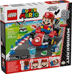 Jouet-Jeux d'imagination-Jeux de construction-Lego super mario - mario kart - lego mario interactif et kart standard - 72043