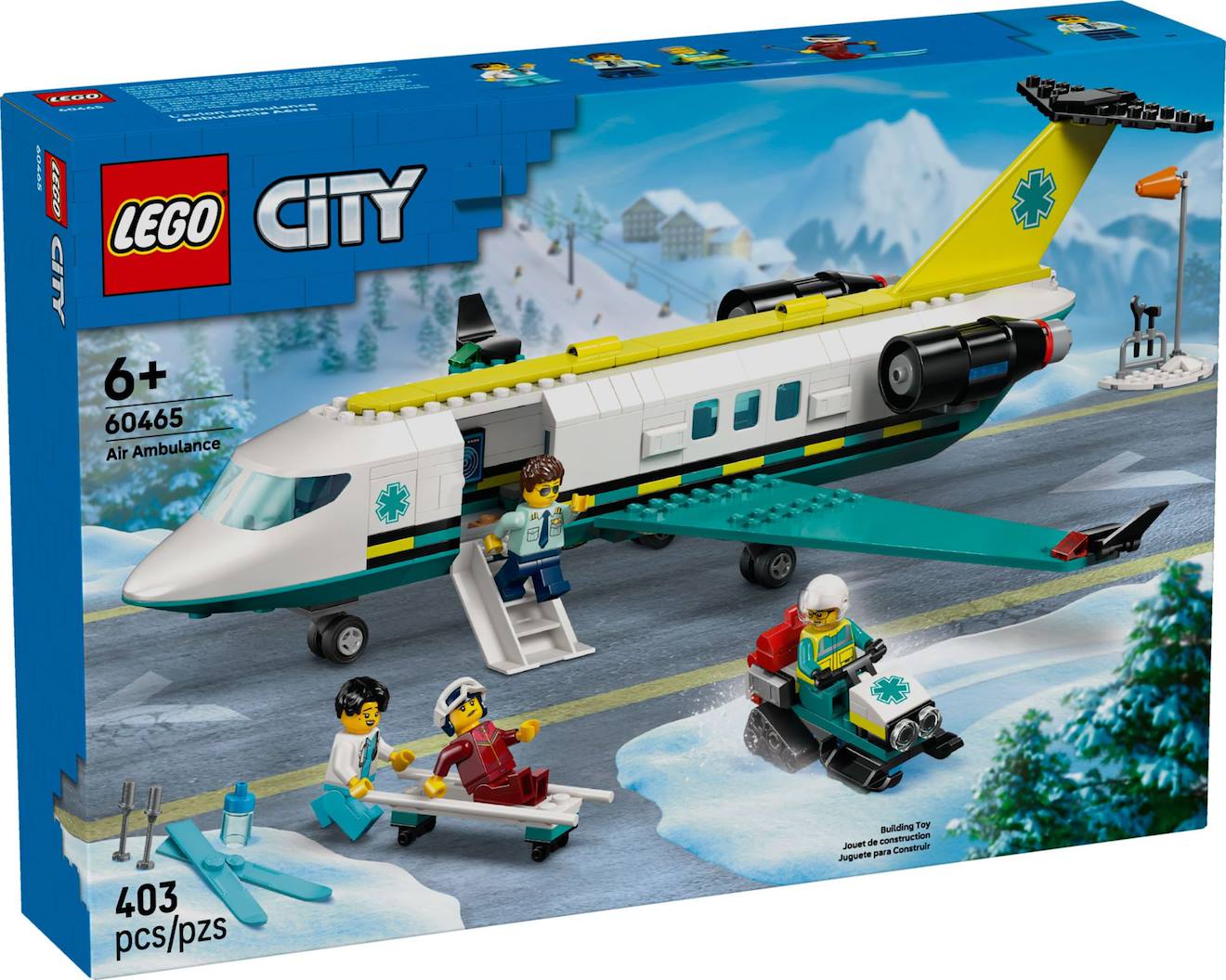 Lego City - L'ambulance De Secours Aérienne - 60465 Multicolore