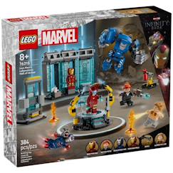 Jouet-Jeux d'imagination-Jeux de construction-Lego marvel - le laboratoire d'iron man : la salle des armures - 76315