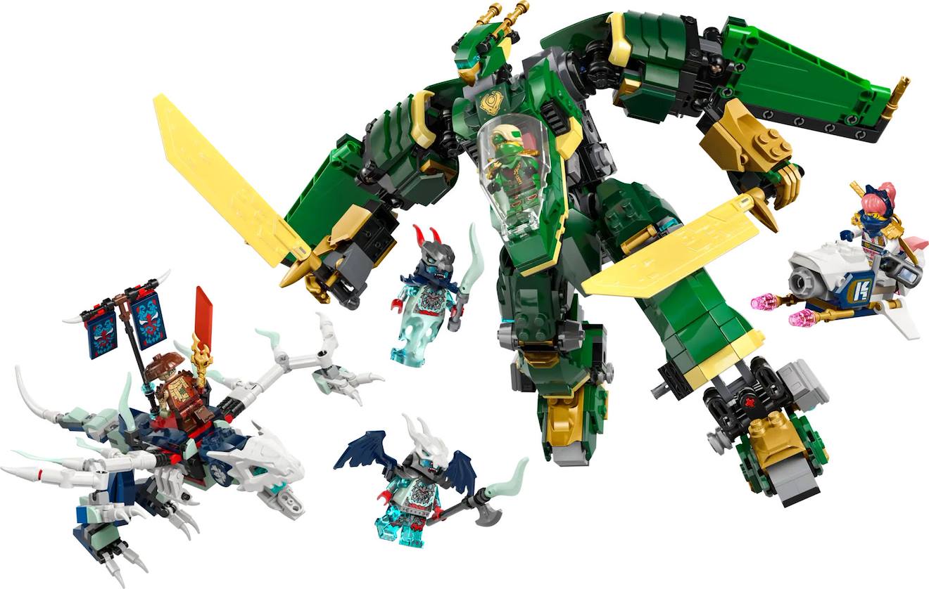Lego Ninjago - Le Set De Construction L'avion-robot De Lloyd - 71845 Multicolore (Lego) - Image 2