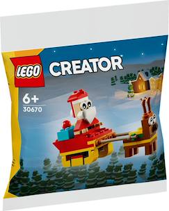 Jouet-Lego creator - la promenade en traîneau du père noël (polybag) - 30670