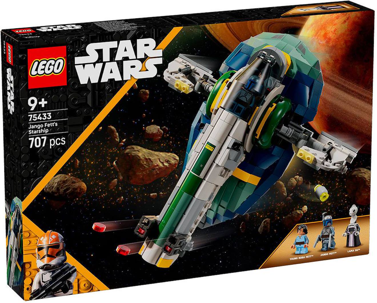 Lego star wars - le vaisseau de jango fett - 75433 multicolore