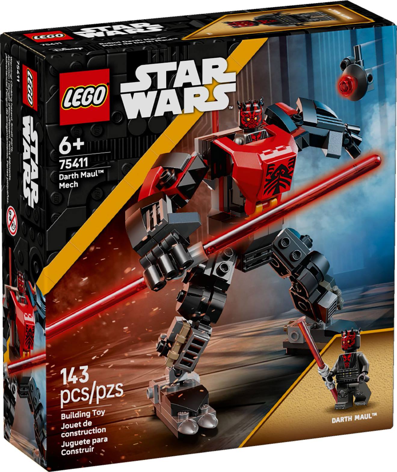 Lego Star Wars - Le Robot Dark Maul - 75411 Multicolore