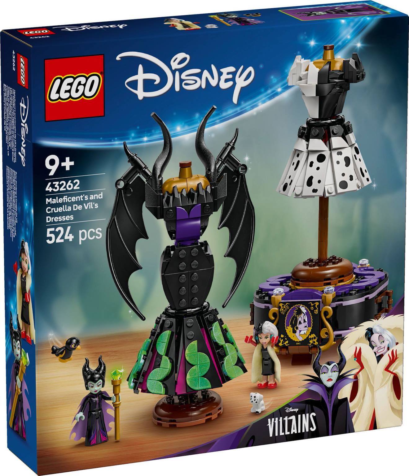 Lego Disney - Les Robes De Maléfique Et Cruella D'enfer - 43262 Multicolore