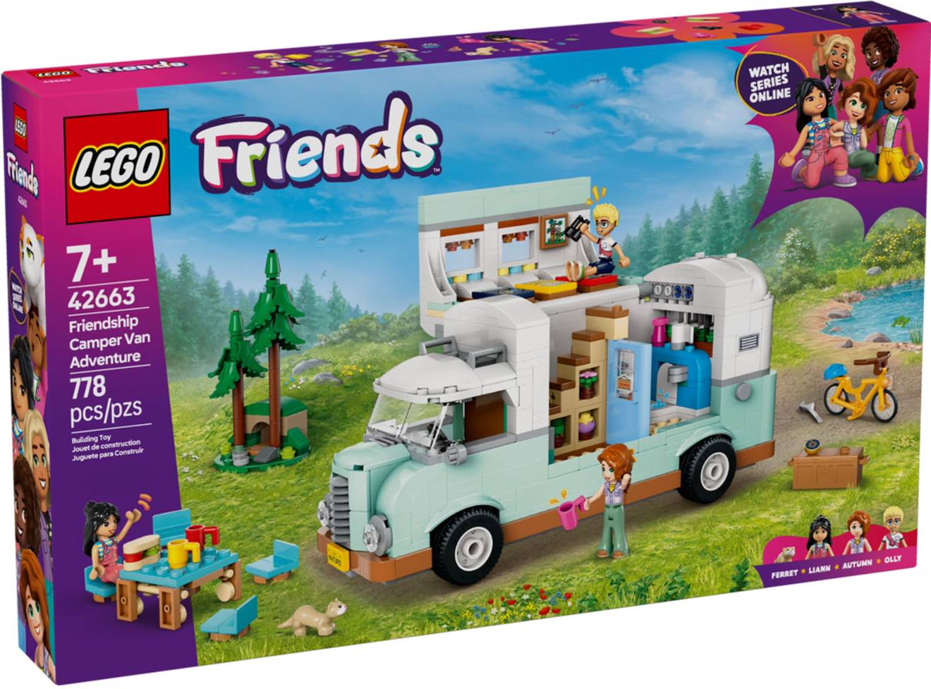 Lego Friends - Camping-car De L'amitié - 42663 Multicolore