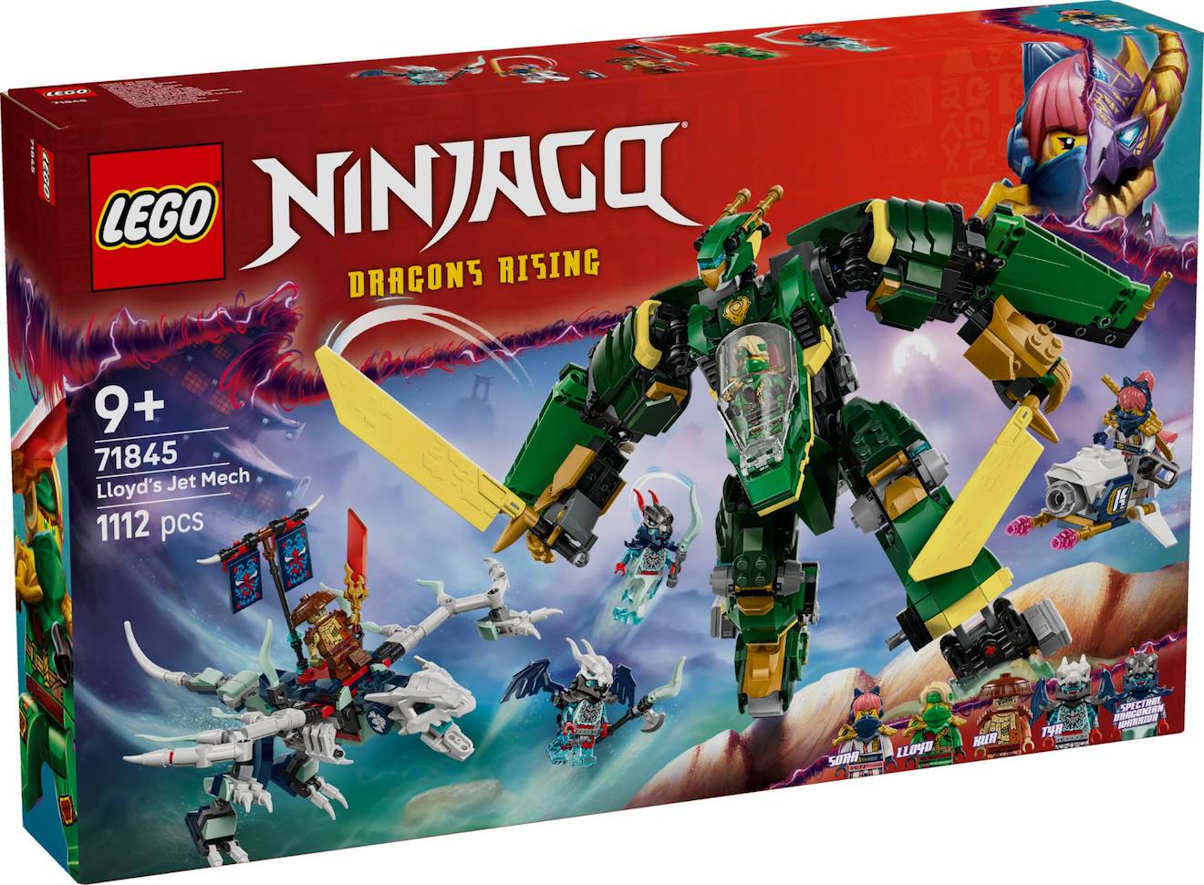 Lego Ninjago - Le Set De Construction L'avion-robot De Lloyd - 71845 Multicolore