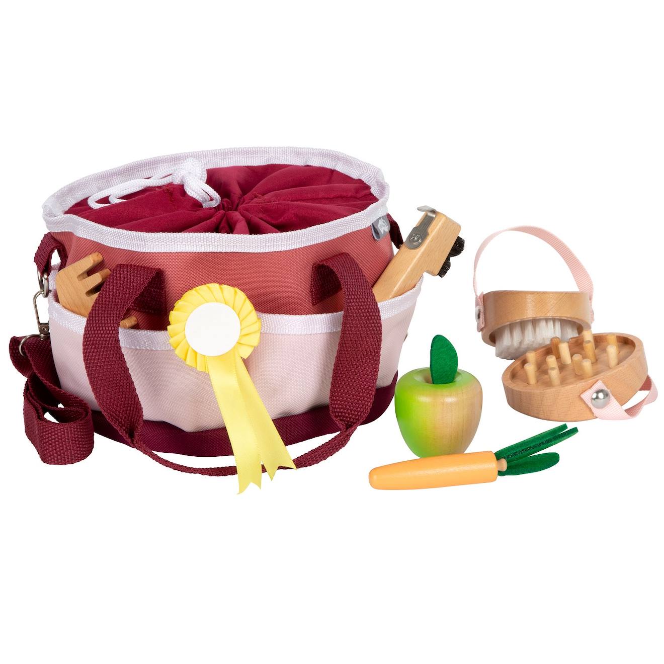Kit De Soins Pour Chevaux Rouge