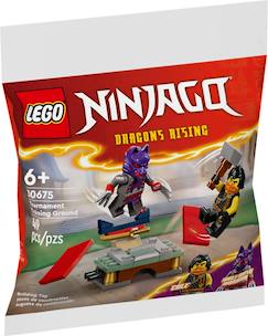 Jouet-Jeux d'imagination-Jeux de construction-Lego ninjago - le centre d'entraînement pour le tournoi (polybag) - 30675