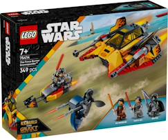 Jouet-Lego star wars - le snowspeeder en flammes - 75414
