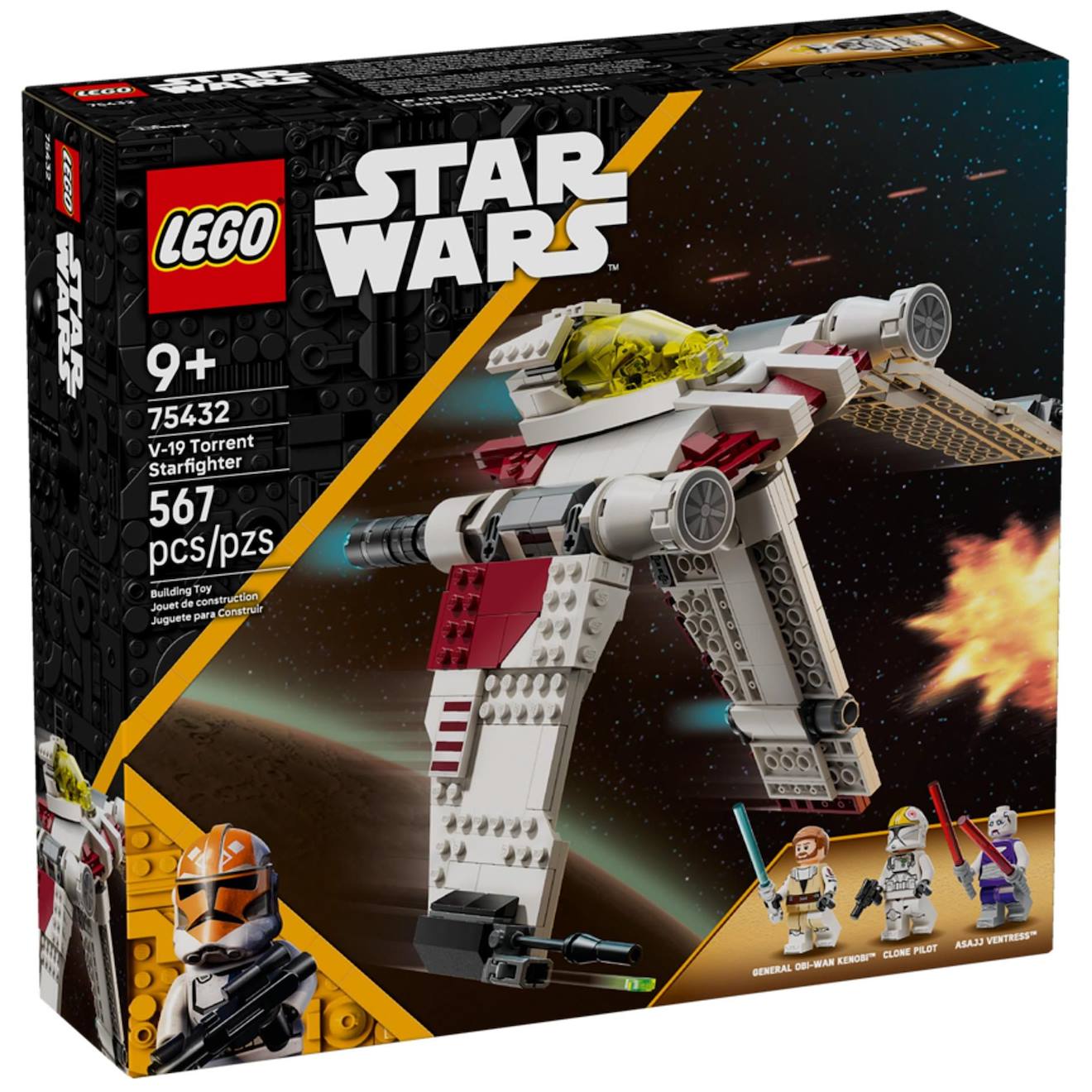 Lego Star Wars - V-19 Torrent Starfighter - 75432 Multicolore