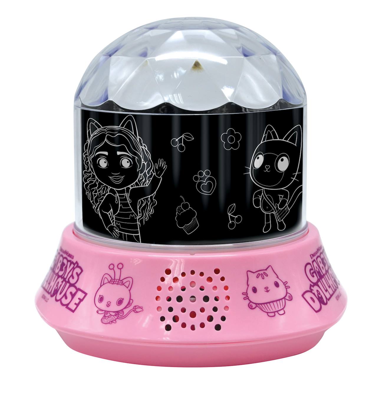 Veilleuse Avec Projections Et Effets Sonores Gabby Et La Maison Magique Rose