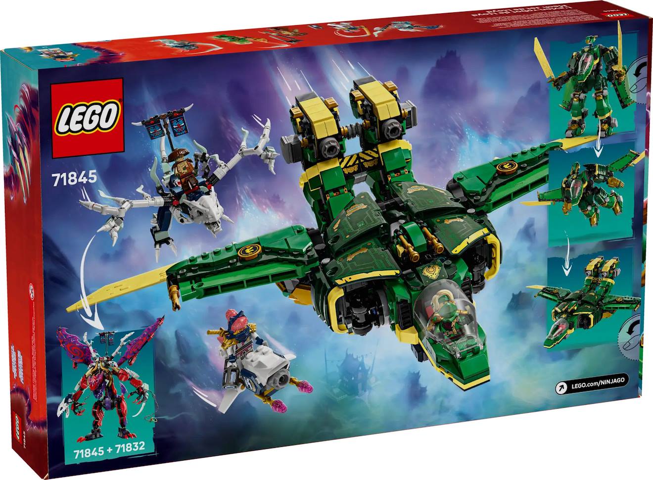 Lego Ninjago - Le Set De Construction L'avion-robot De Lloyd - 71845 Multicolore (Lego) - Image 1
