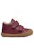 Chaussures premiers pas en cuir doublés en laine cocoon vl Anthracite-+Bleu foncé-+Cognac-+Gris tourterelle-+Marron foncé-+Rose antique-+Rouge foncé-+Sage- 31 - vertbaudet enfant 