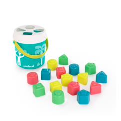 Jouet-Empilables pour bébés de couleur turquoise