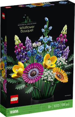 Jouet-Jeux d'imagination-Jeux de construction-Lego botanicals - lego icons - bouquet de fleurs sauvages - 10313