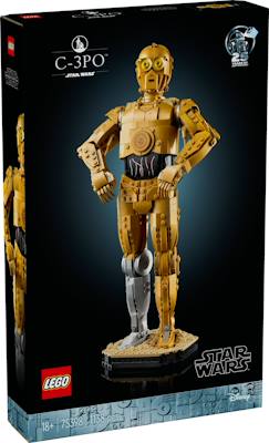 Jouet-Jeux d'imagination-Jeux de construction-Lego star wars - c-3po figurine de droïde à construire - 75398