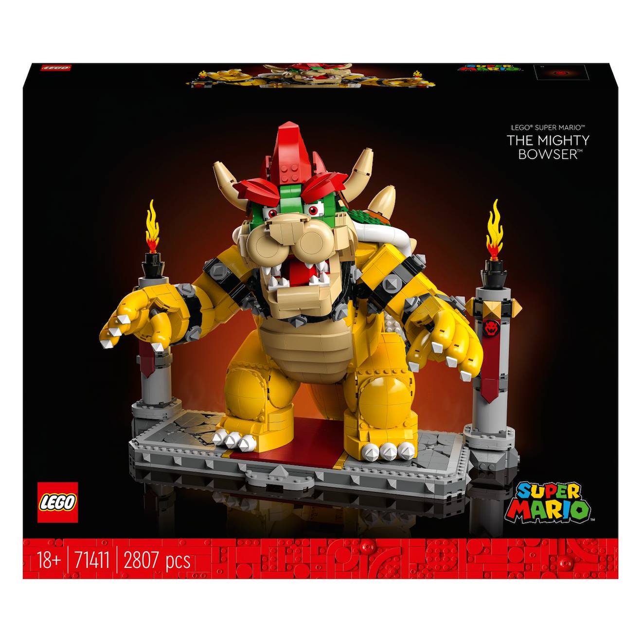 Lego Super Mario - Le Puissant Bowser - 71411 Multicolore