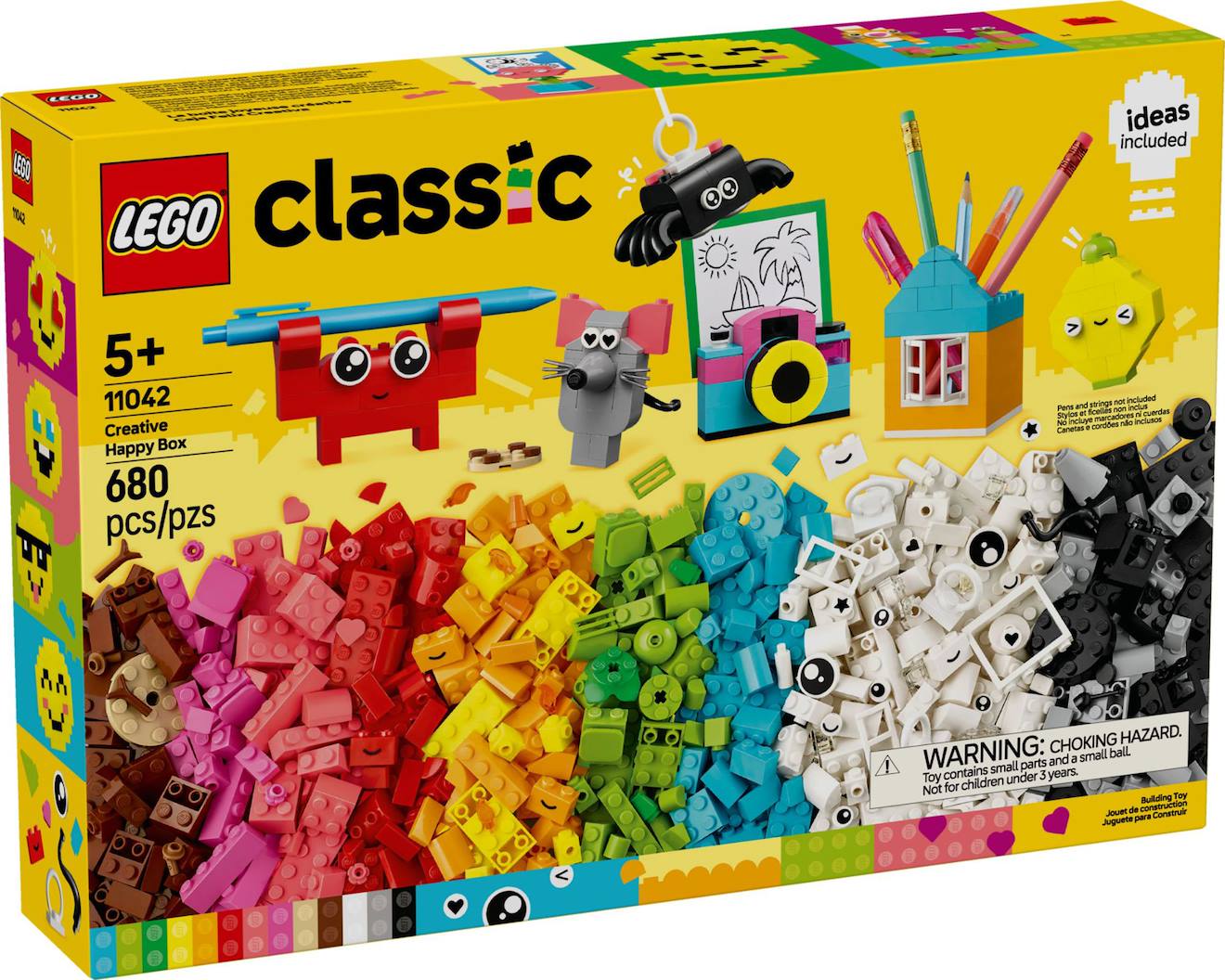 Lego Classic - La Boîte Créative Du Bonheur - 11042 Multicolore