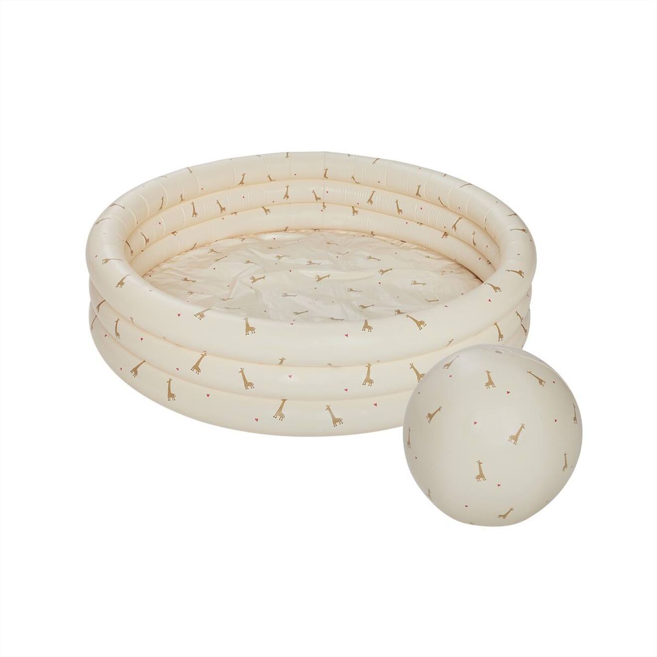 Piscine En Plastique Mini Beige