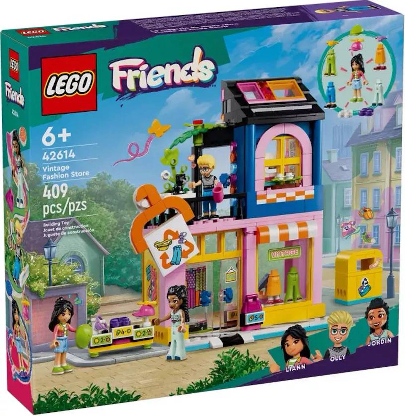 Lego Friends - La Boutique De Vêtements Vintage - 42614 Multicolore Lego Friends - La Boutique De Vêtements Vintage - 42614 Multicolore