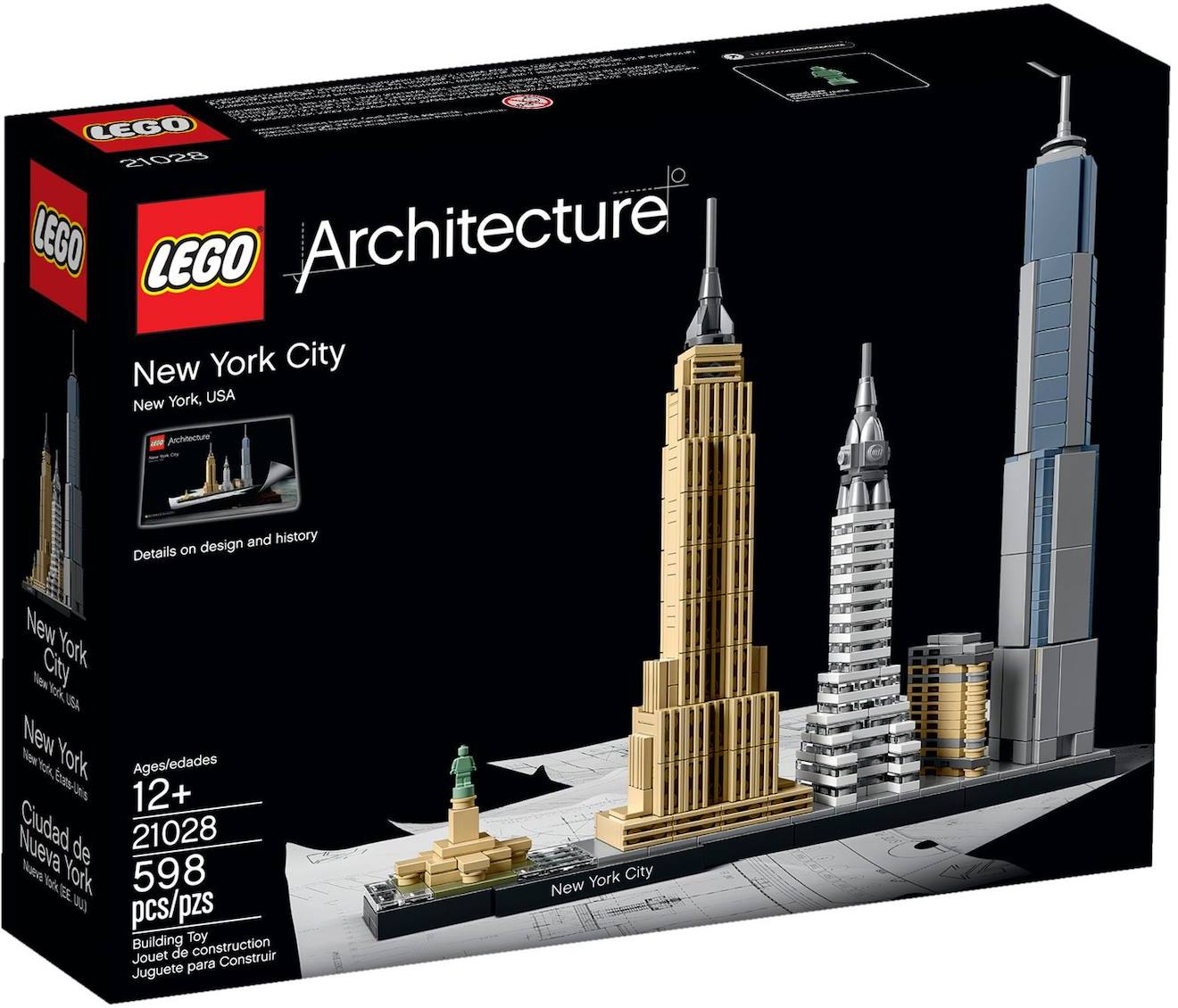 Lego Architecture - New York - 21028 Multicolore
