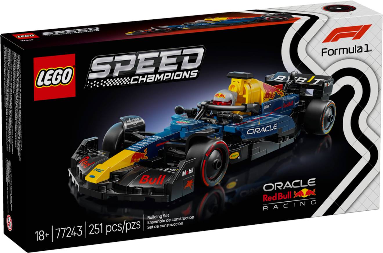 Lego speed champions - voiture f1 oracle red bull racing rb20 - 77243 multicolore