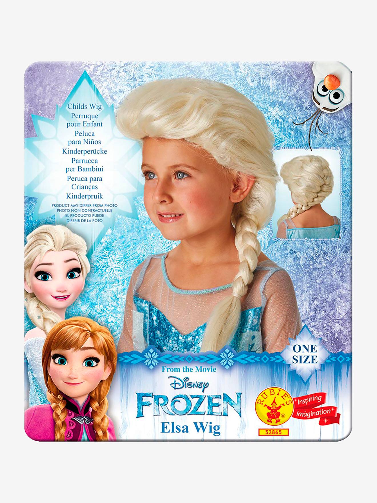 perruque enfant reine des neiges