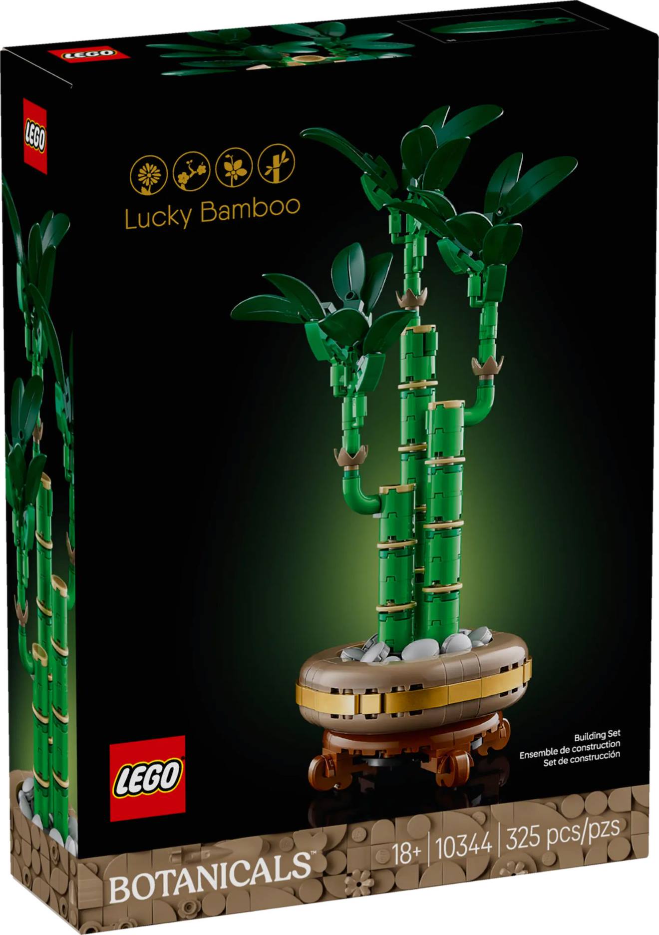 Lego Botanicals - Lego Icons - Le Bambou De La Chance - 10344 Multicolore
