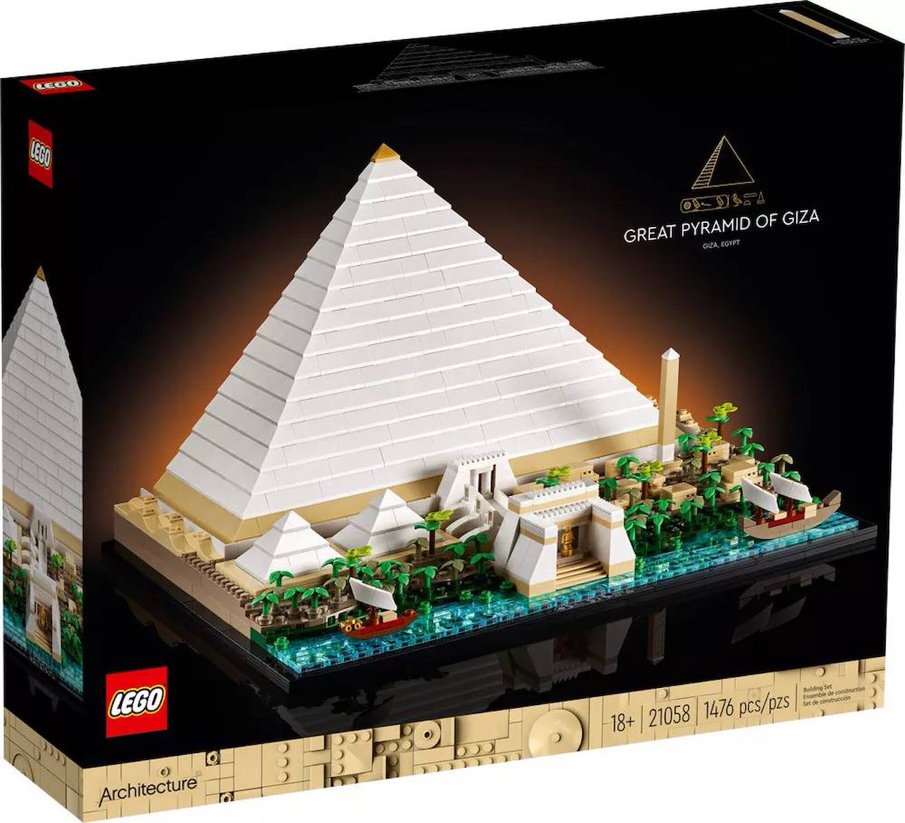 Lego Architecture - La Grande Pyramide De Gizeh - 21058 Multicolore