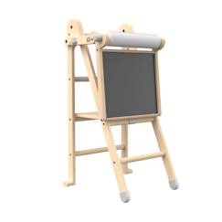 Tour d'apprentissage pliable avec tableau montessori bois fsc®  - vertbaudet enfant